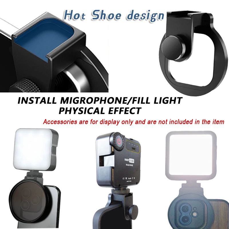 58mm Metal Filter Clip Phone Camera Filter UV CPL ND2‑400 Black Soft Star Effects for Mobile Phone Vlog Camera Lens Photography thumbnail 6