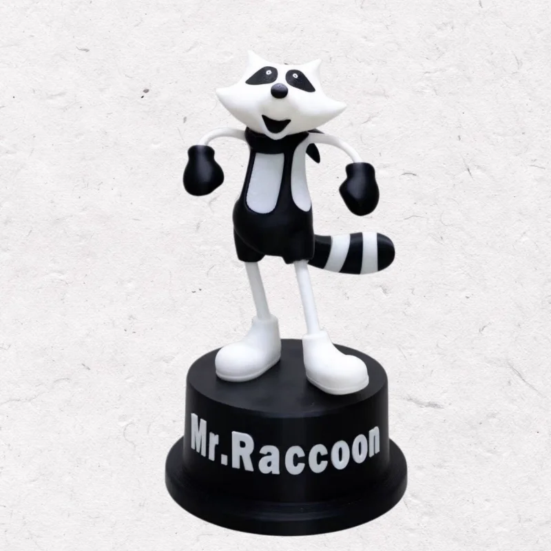 New Resident Evil Figure Mr Raccoon Action Figures With Base Game Horror Collcetion Model Ornament Game Periphery Holiday Gift thumbnail 4