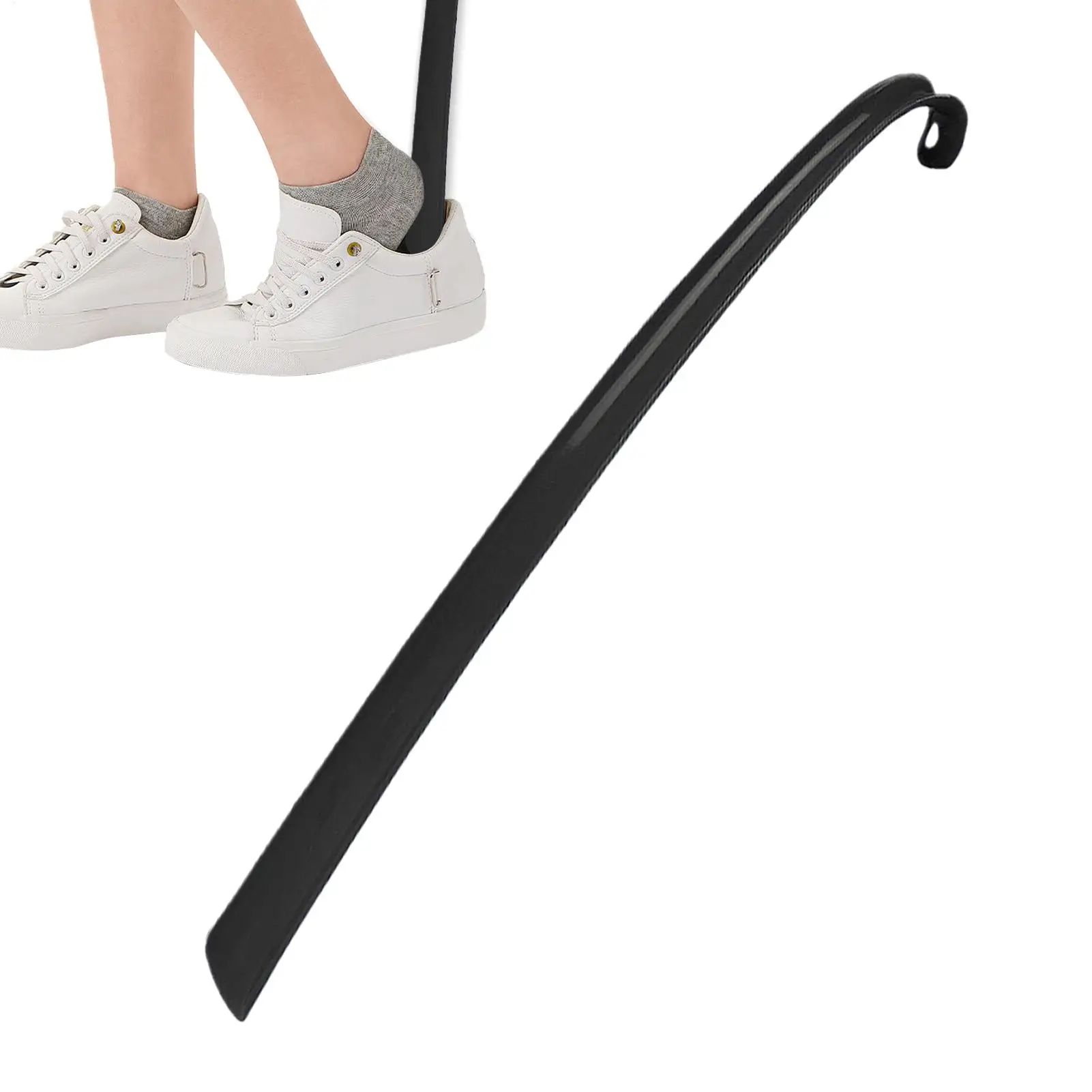 1pc Easy To Use Plastic Long Handle Shoes Horn Artifact Pull Pumping Shoes Professional Women Men Shoe Horn Shoes Spoon