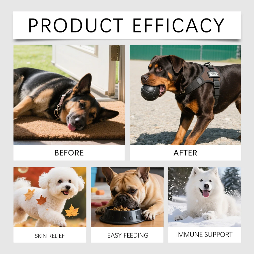 Dog Anxiety Relief Herbal Drops Natural Pet Calming Supplement Digestive Support Gentle Effective Strong Immunity Antibiotics thumbnail 5
