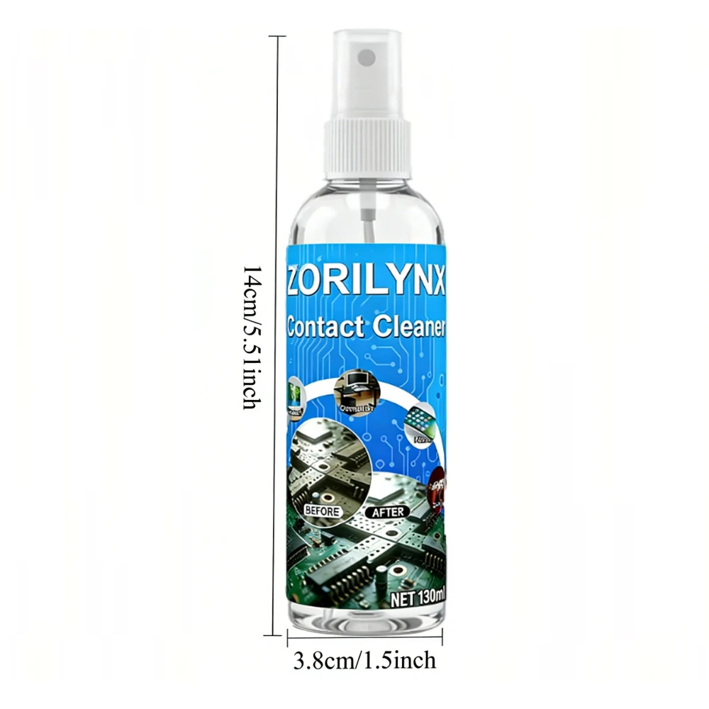 Electronic Contact Cleaner Spray for PCB Circuit Board Precision Instrument Electrical Component Cleaning ZORILYNX 130ml thumbnail 6