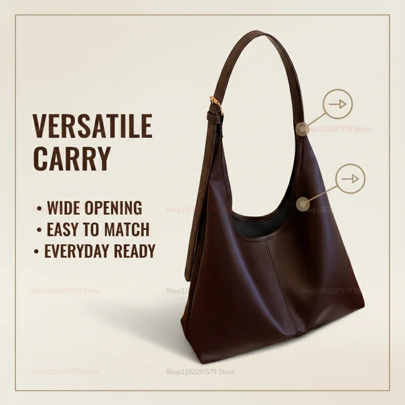 Large capacity women's crossbody bag - Multi-functional shoulder bag - Fashionable handbag - Suitable for work and daily use thumbnail 2