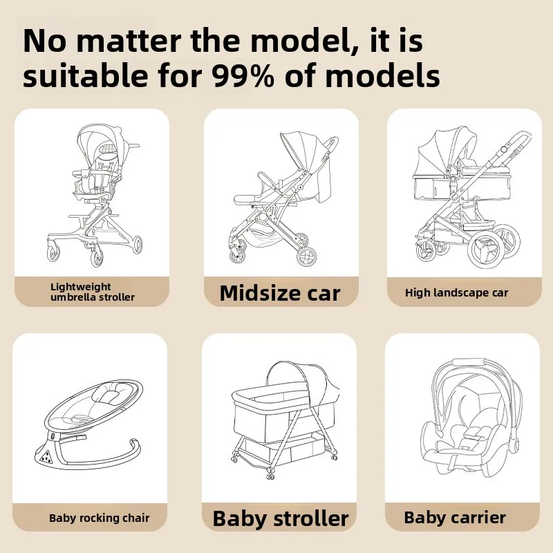 Baby Stroller Mosquito Net Cart Insect Netting Stroller Cover Newbron Baby Outdoor Kids Ventilate Mesh Cart Stroller Accessories thumbnail 6
