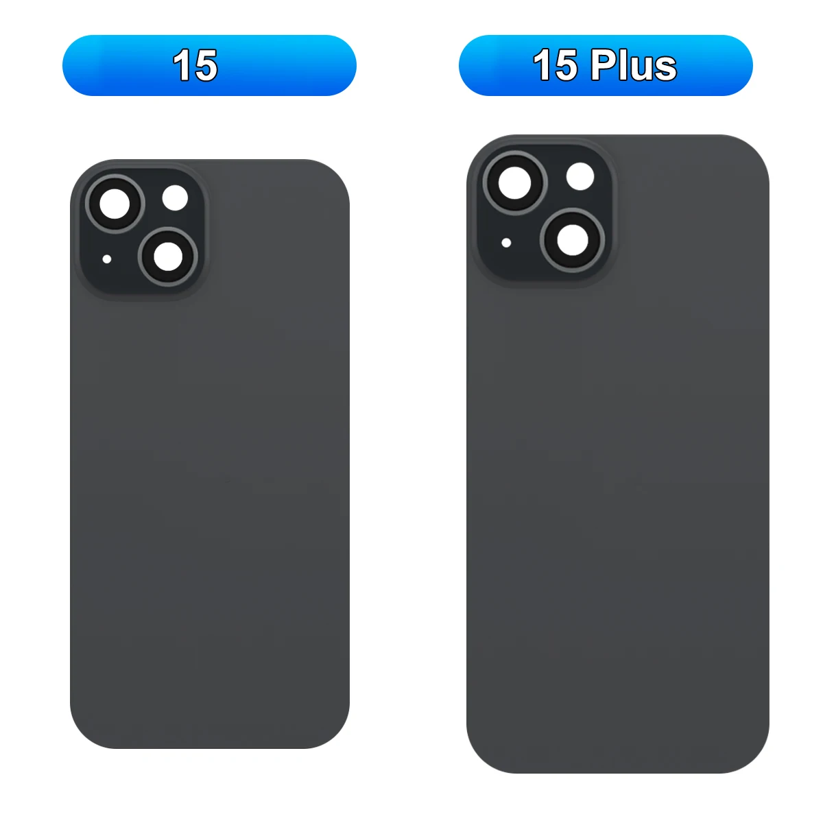 Battery Cover For iPhone 15 15Plus Rear Door Housing Panel Case Camera Lens Parts For iPhone 15 Plus Glass Battery Cover thumbnail 3