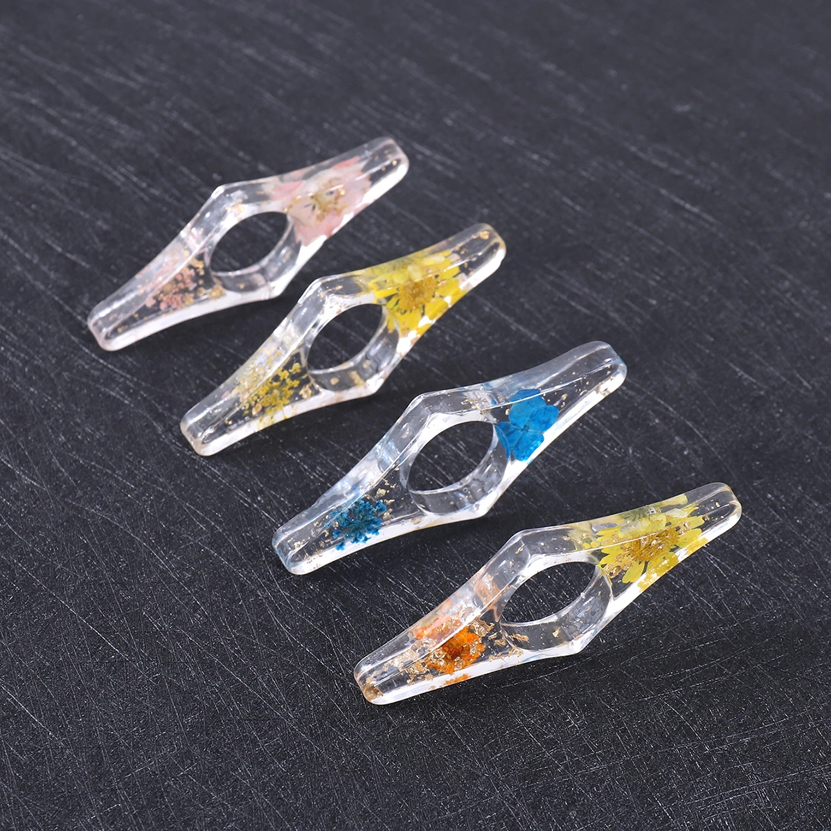 Dried flower Thumb book support, Portable Reading Book For Schools And Students Pressing Books, Back To School Colors Stationery thumbnail 6