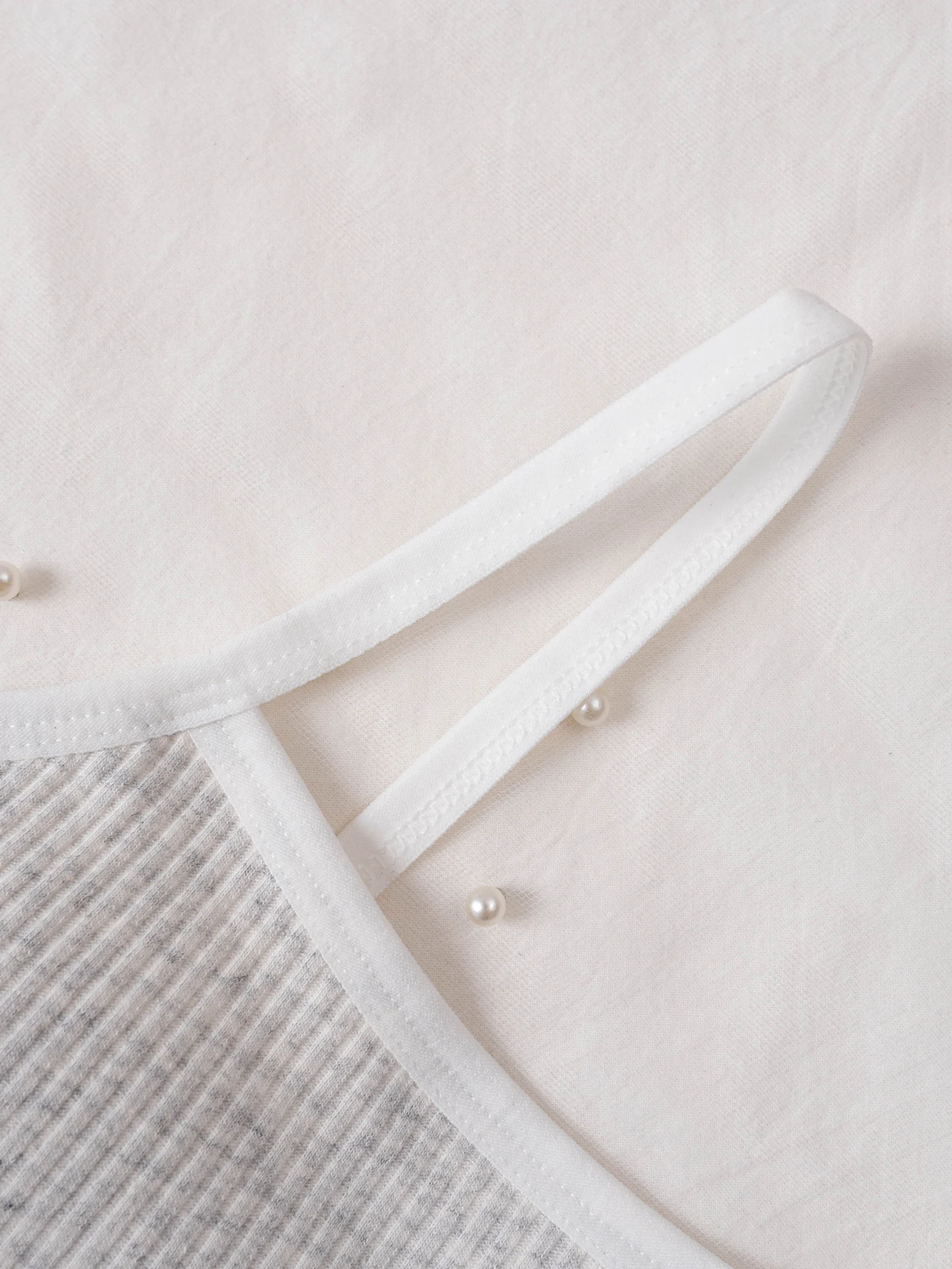 3 pcs girls' training bras, ribbed underwear, comfortable and skin-friendly, with removable pads, wireless, suitable for devel thumbnail 3
