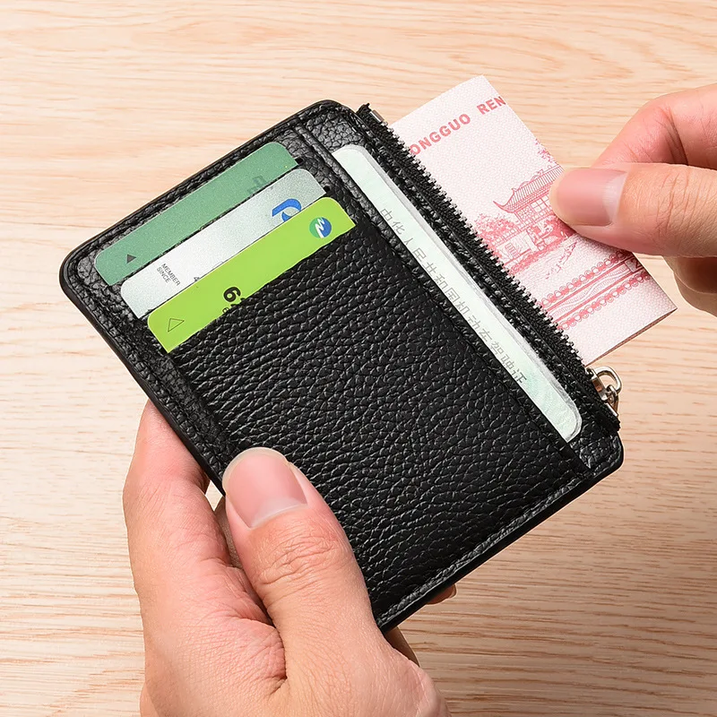 Pocket Wallet Card Bag Women Fashion Thin Card Set Small Pocket Wallet Multi-card Card Bag Card Set Suitcase Coin Pouch thumbnail 2