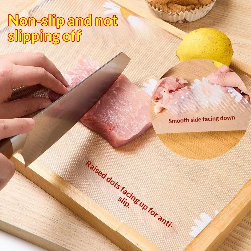 New POE Cutting Board Paper Plastic Cuttable Chopping Boards Paper 24x300CM Disposable Cutting Board Mat Outdoor thumbnail 4