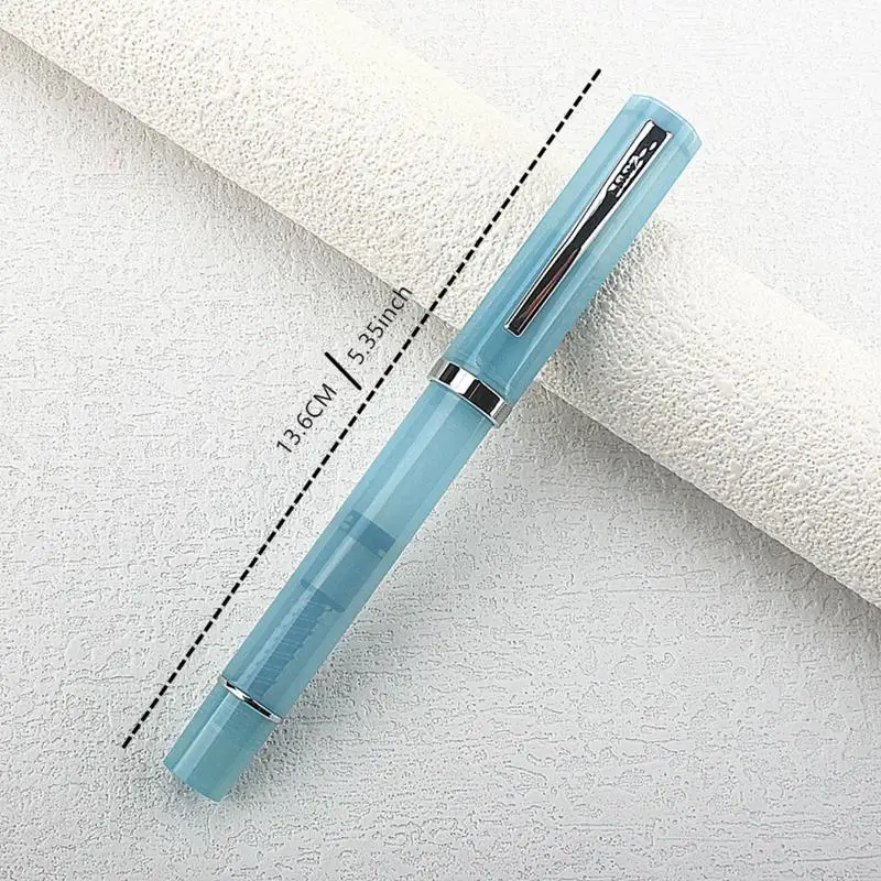 Jinhao 58D Fountain Pen F/EF Nib 6 Colors Classic Ink Writing Pen Smooth Calligraphy Office School Stationery Gift Pen VS MAJOHN thumbnail 6