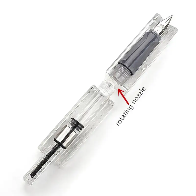 Jinhao 58D Fountain Pen F/EF Nib 6 Colors Classic Ink Writing Pen Smooth Calligraphy Office School Stationery Gift Pen VS MAJOHN thumbnail 2