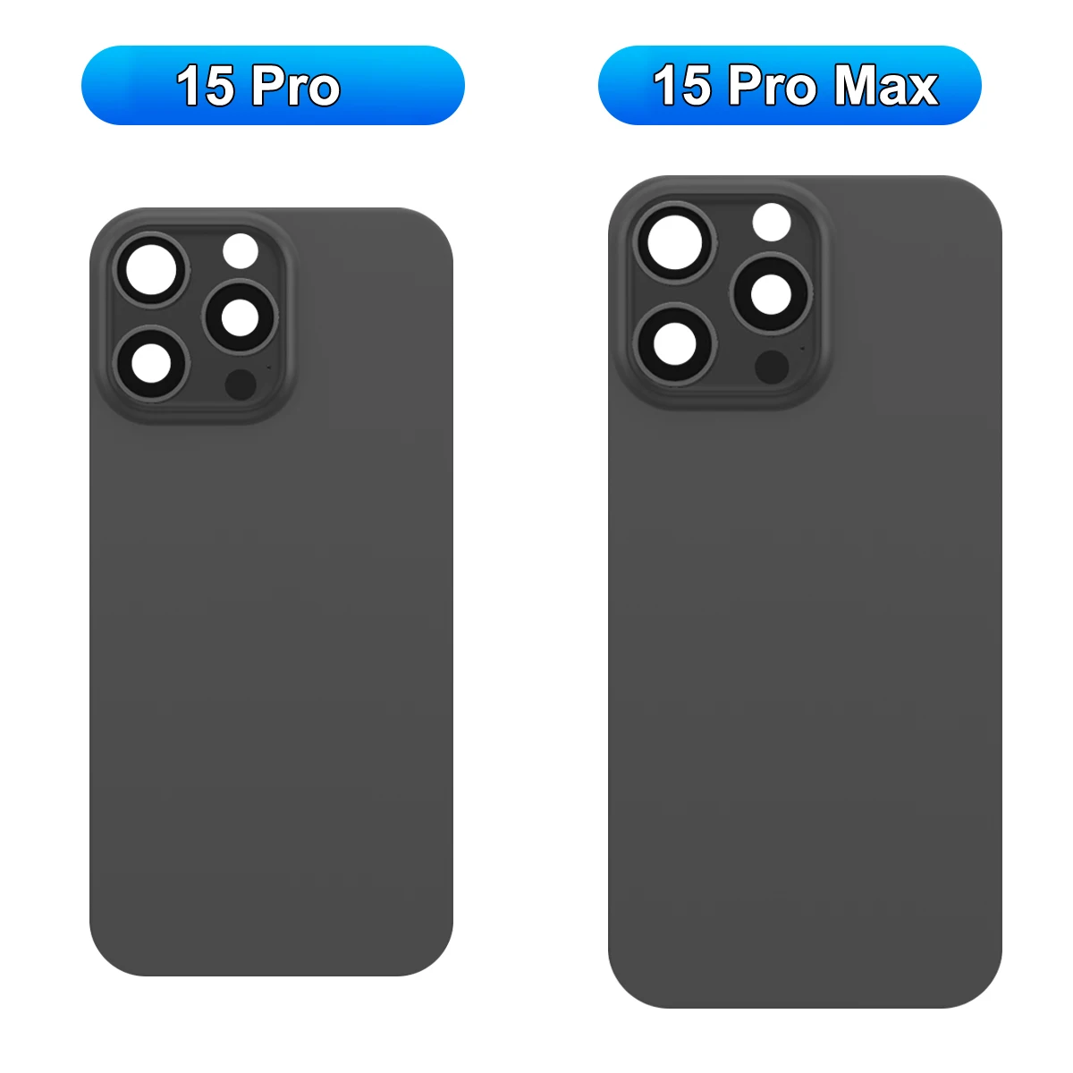 For iPhone 15 Pro Max Glass Battery Cover Rear Door Housing Panel Case Camera Lens Parts For iPhone 15 Pro Battery Cover thumbnail 3