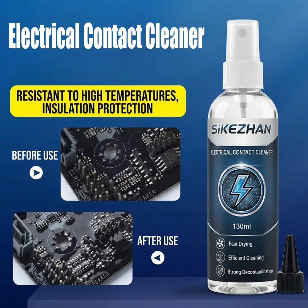 130ml Electrical Contact Cleaner, Fast Drying Circuit Board PCB Cleaner Spray, Remove Oxide for Electronic Repair SIKEZHAN thumbnail 4