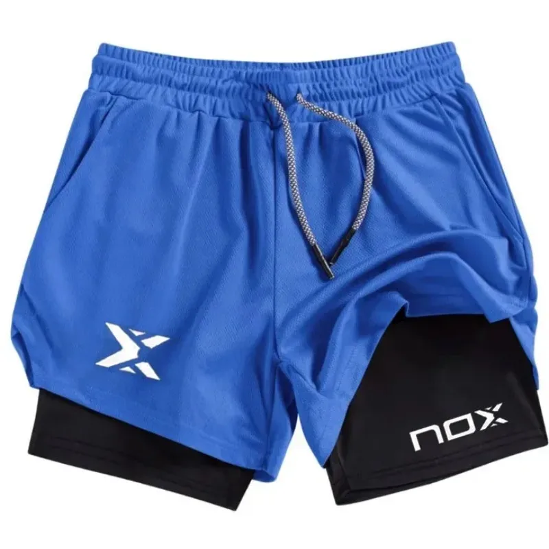 Summer Men's Padel Sports Loose Casual Breathable Shorts Gym Quick Drying Fashion Badminton Pants Running Sportswear Short M-3XL thumbnail 4