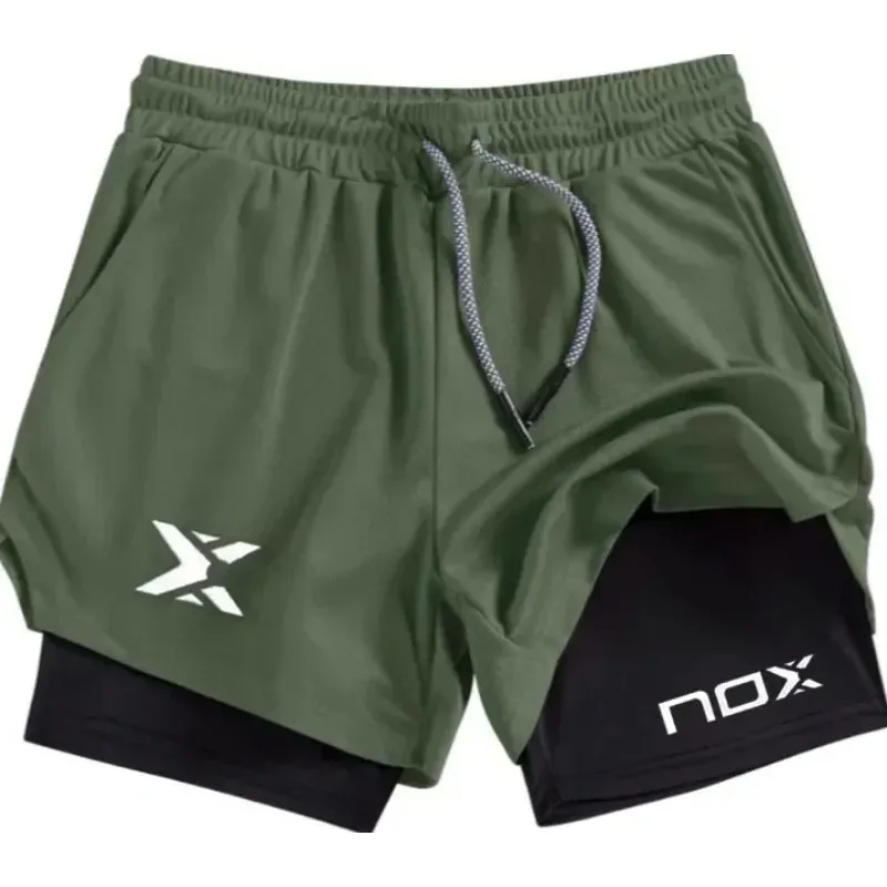 Summer Men's Padel Sports Loose Casual Breathable Shorts Gym Quick Drying Fashion Badminton Pants Running Sportswear Short M-3XL thumbnail 2
