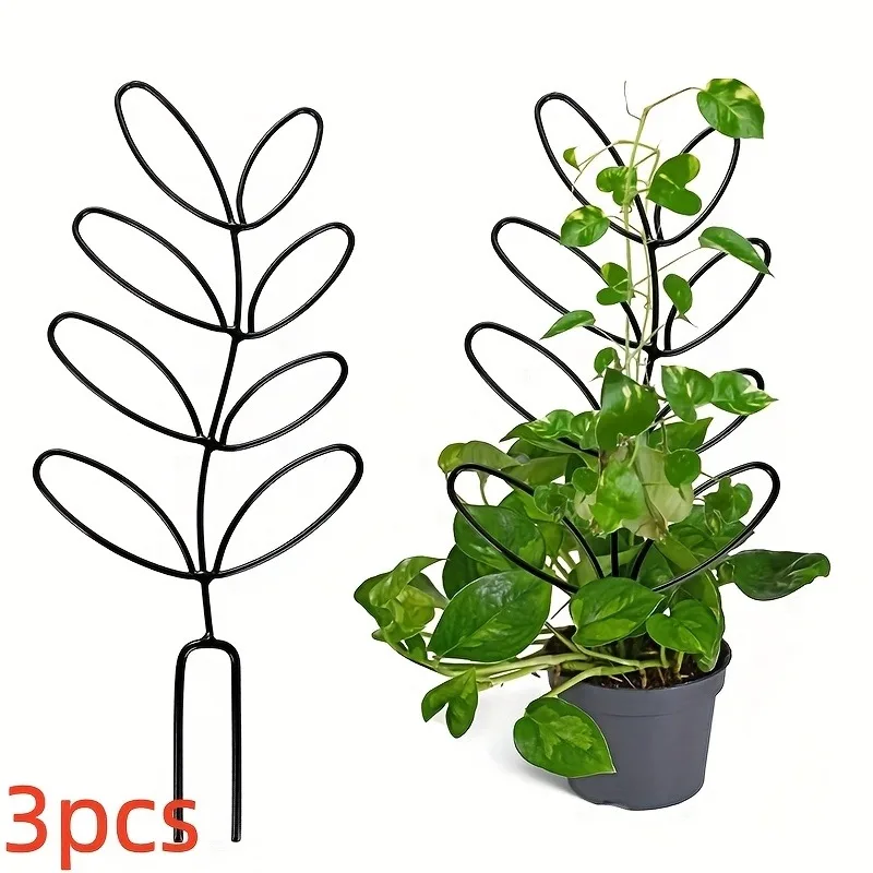 3pcs Plant Support Frame Climbing Rack Suitable for Plant Shaping/Designing/Fixing Garden Decor Outdoor Planters Indoor Planters thumbnail 2