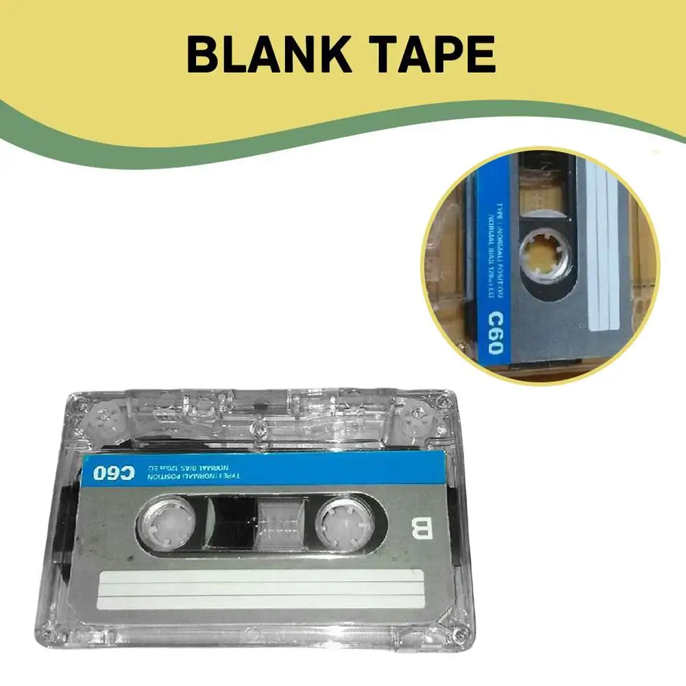 Standard Cassette Blank Tape Player Empty Tape With 60 Minutes Magnetic Audio Tape Recording For Speech Music Player thumbnail 4