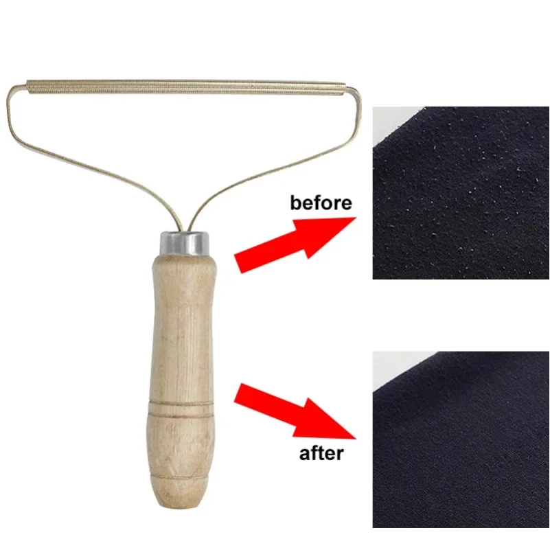 Portable Lint Remover Pet Hair Remover Brush Manual Lint Roller Sofa Clothes Cleaning Lint Brush Fuzz Fabric Shaver Brush Tool thumbnail 6