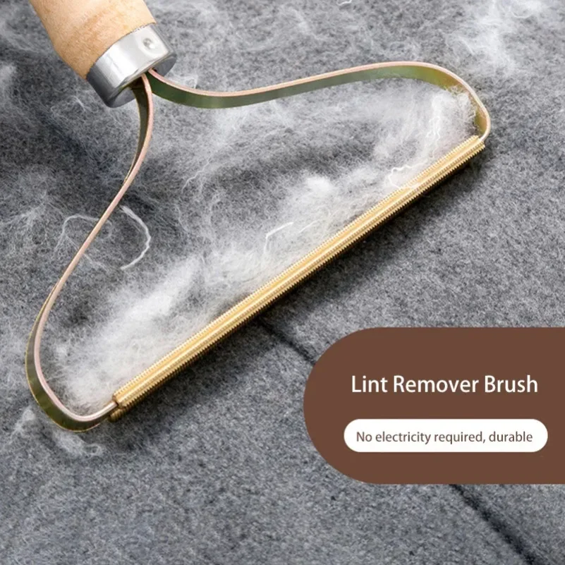 Portable Lint Remover Pet Hair Remover Brush Manual Lint Roller Sofa Clothes Cleaning Lint Brush Fuzz Fabric Shaver Brush Tool thumbnail 4