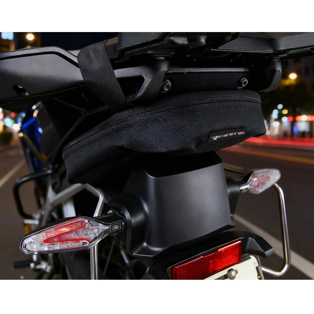 Motorcycle Rear Seat Bag 2025- For BMW R1300RS Luggage Rack Tool Bag R 1300 RS Pannier Trunk Bags R 1300RS Waterproof Tail Bag thumbnail 4
