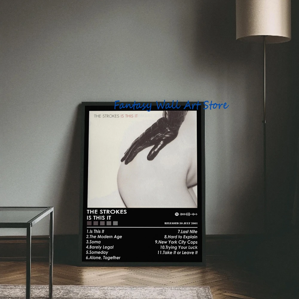 The Strokes Angles Album Cover Art Music Decor Is This It Comedown Machine The Strokes Poster Canvas Painting Wall Picture Decor thumbnail 3