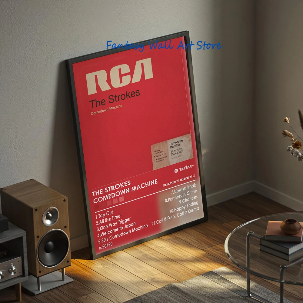 The Strokes Angles Album Cover Art Music Decor Is This It Comedown Machine The Strokes Poster Canvas Painting Wall Picture Decor thumbnail 4