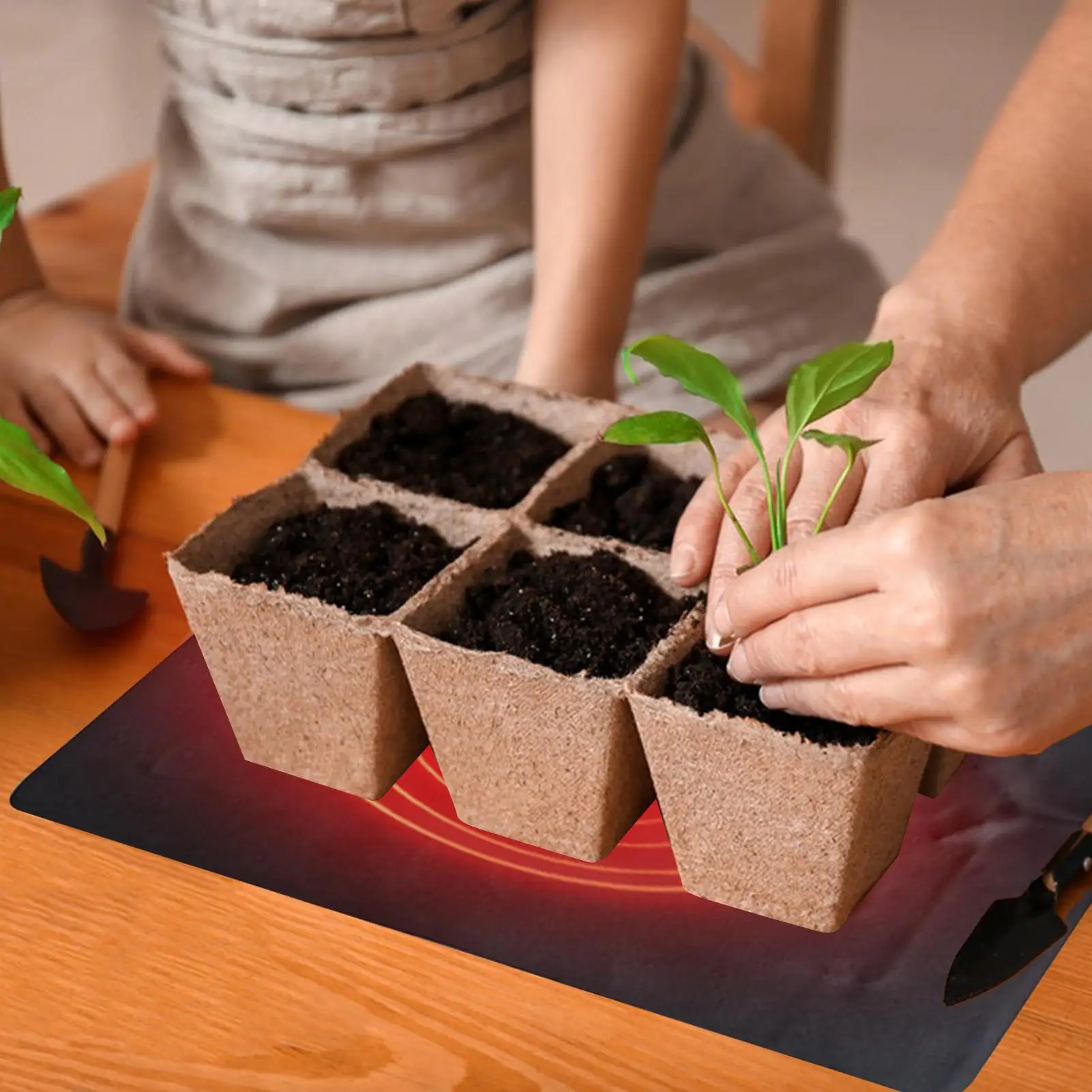 8.5W Seedling Heat Mat 5V 2A Plant Seed Germination Propagation Warm Pad Plant Flower Vegetable Winter Anti-cold Heat Mat