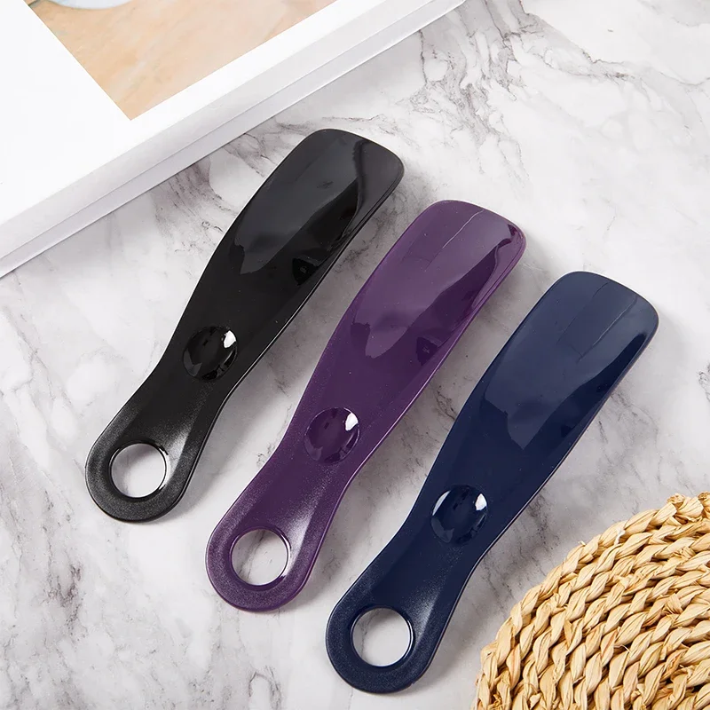 1PCS Professional Shoehorn Plastic Shoe Horn Spoon Shape Shoehorn Flexible Sturdy Slips Lazy Shoe Helper Shoe Lifter Tools thumbnail 4