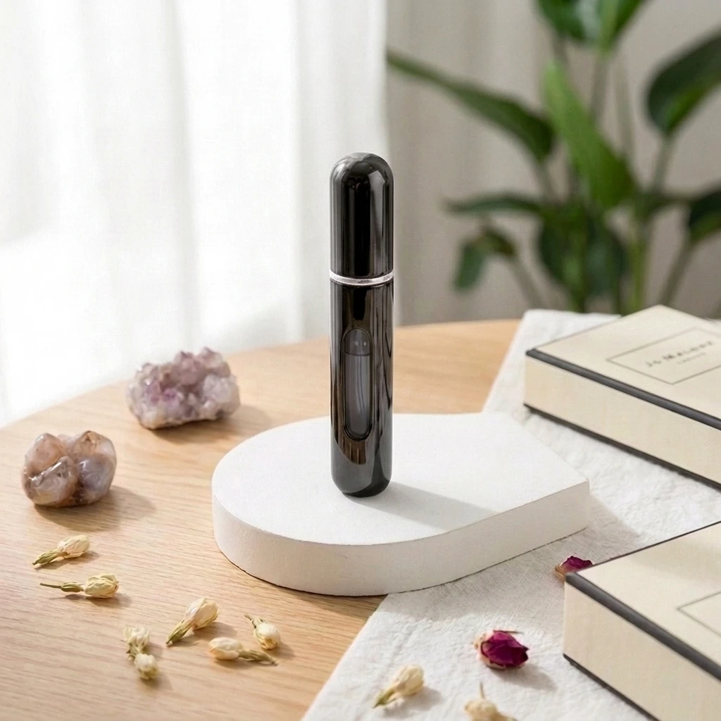 10ml Refillable Travel Perfume Atomizer – Portable Mini Spray Bottle for Women Pocket Cologne Dispenser (1/4 Pcs) thumbnail 3
