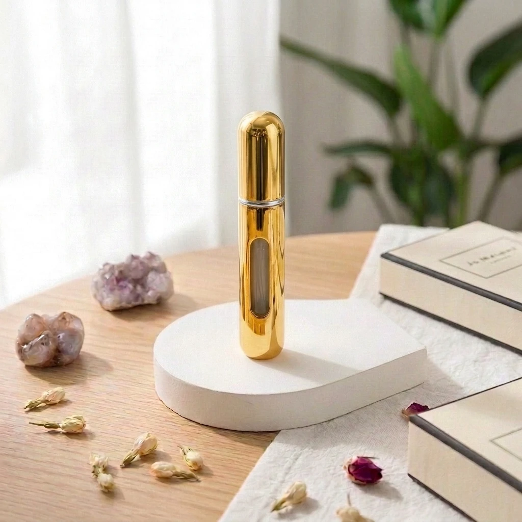 10ml Refillable Travel Perfume Atomizer – Portable Mini Spray Bottle for Women Pocket Cologne Dispenser (1/4 Pcs) thumbnail 4
