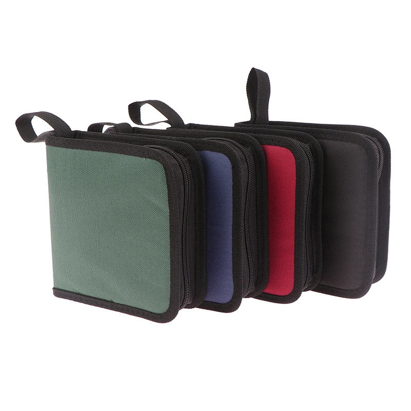**1Pc 40Tablets CD DVD Discs Oxford Handbags Storage Case CD/DVD Case CD Case Storage DVD Organizer Case DVD Booklet Holder thumbnail 2