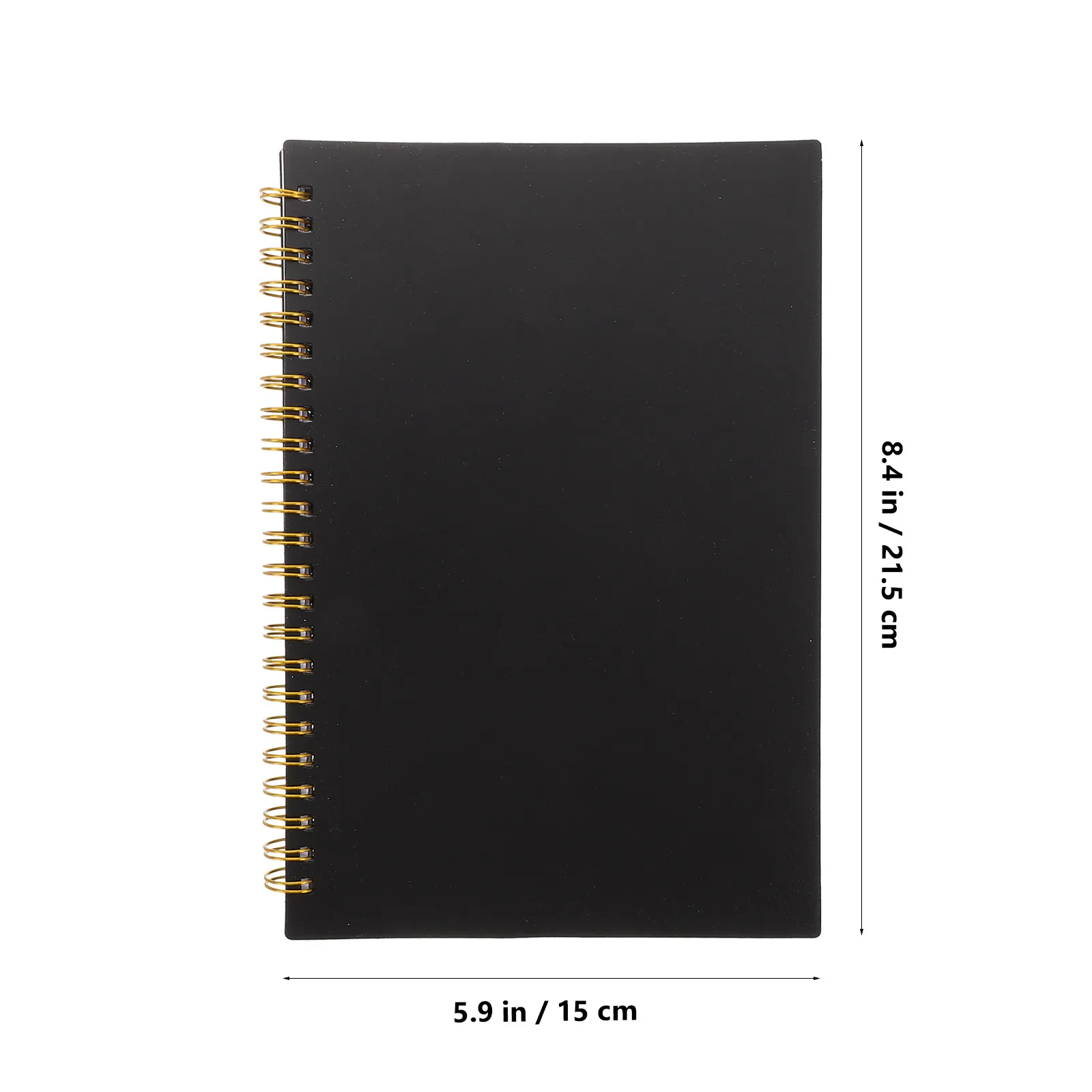 2Pcs Business Accounting Ledger Notebook Portable PP Cover Vertical Horizontal Grid Bookkeeping Record Keeping 60 Pages thumbnail 2