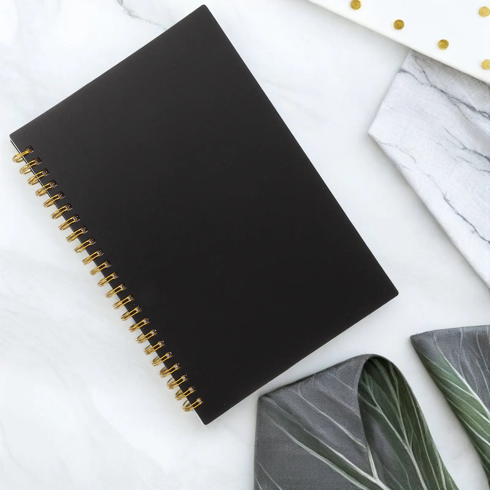 2Pcs Business Accounting Ledger Notebook Portable PP Cover Vertical Horizontal Grid Bookkeeping Record Keeping 60 Pages thumbnail 5