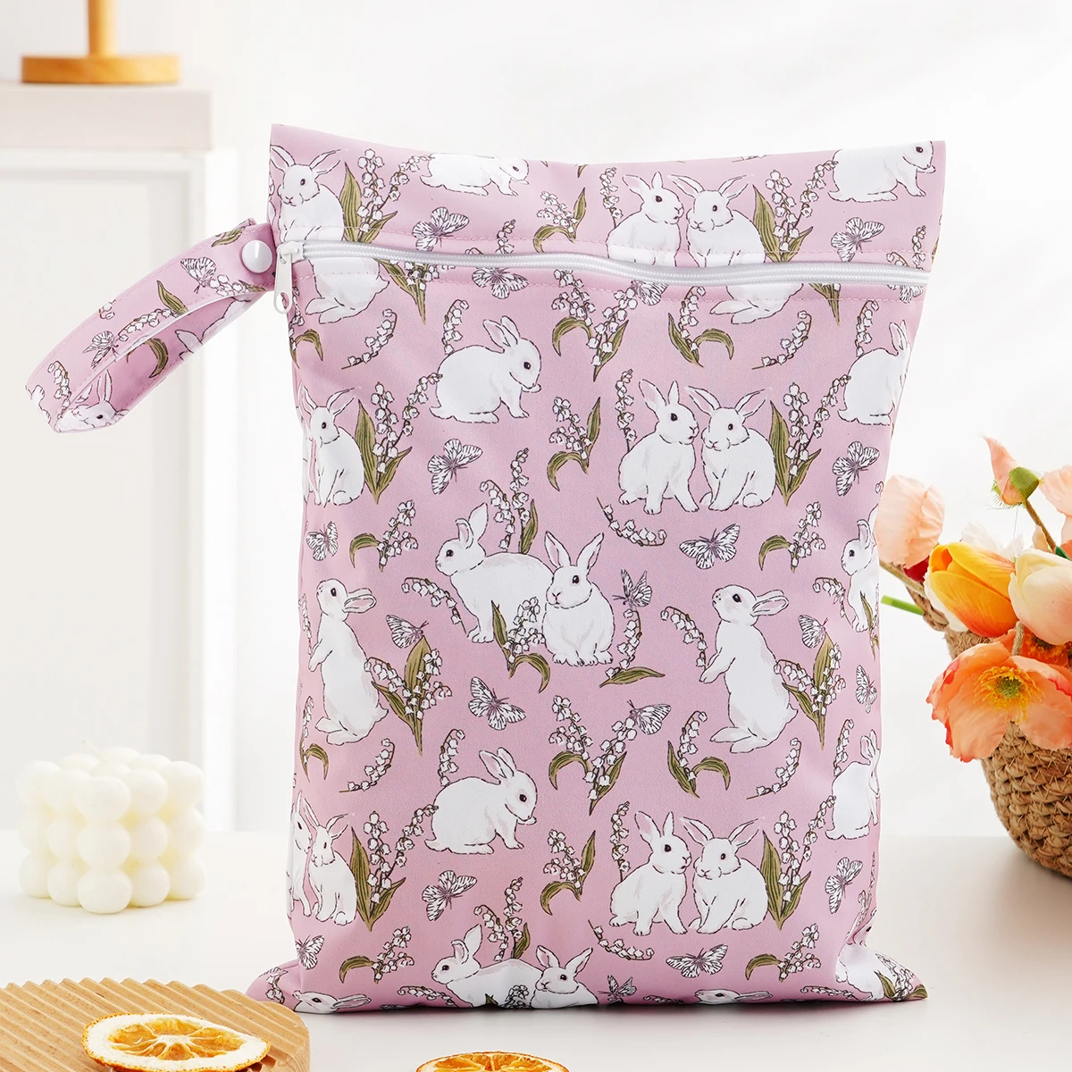 Elinfant 1 PC New Waterproof Reusable Baby Diaper Bag, Baby Bandbag, Large Capacity Mommy Diaper Storage Bag Wholesale