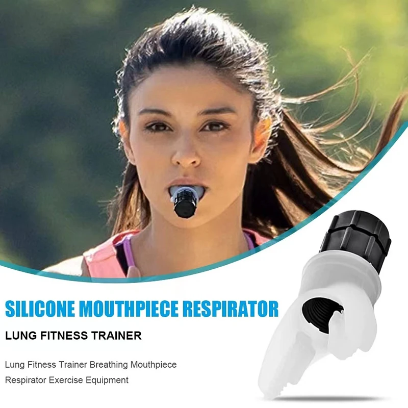 Breathing Trainer Lung Flexer Durable Fitness Exerciser Increases Lung Capacity Breath Adjustable Levels Respiratory Deep Breath thumbnail 3