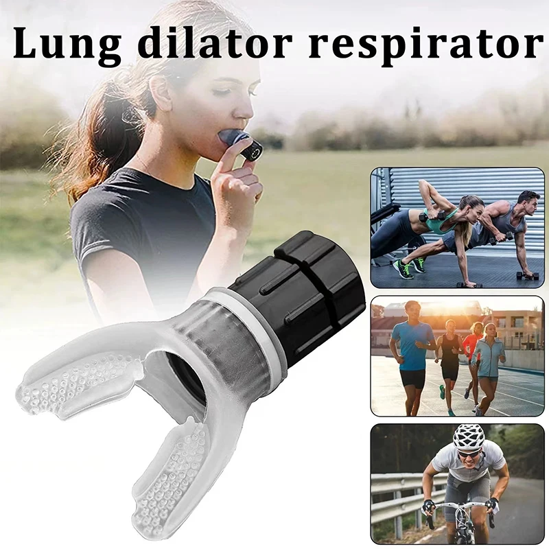 Breathing Trainer Lung Flexer Durable Fitness Exerciser Increases Lung Capacity Breath Adjustable Levels Respiratory Deep Breath thumbnail 5