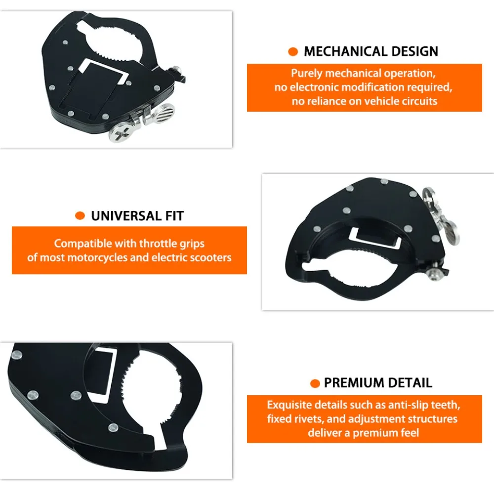 Motorcycle Handlebar Throttle Lock Assist Cruise Control Speed Control Top Bottom Kit For BMW For Suzuki For Yamaha For Honda thumbnail 4