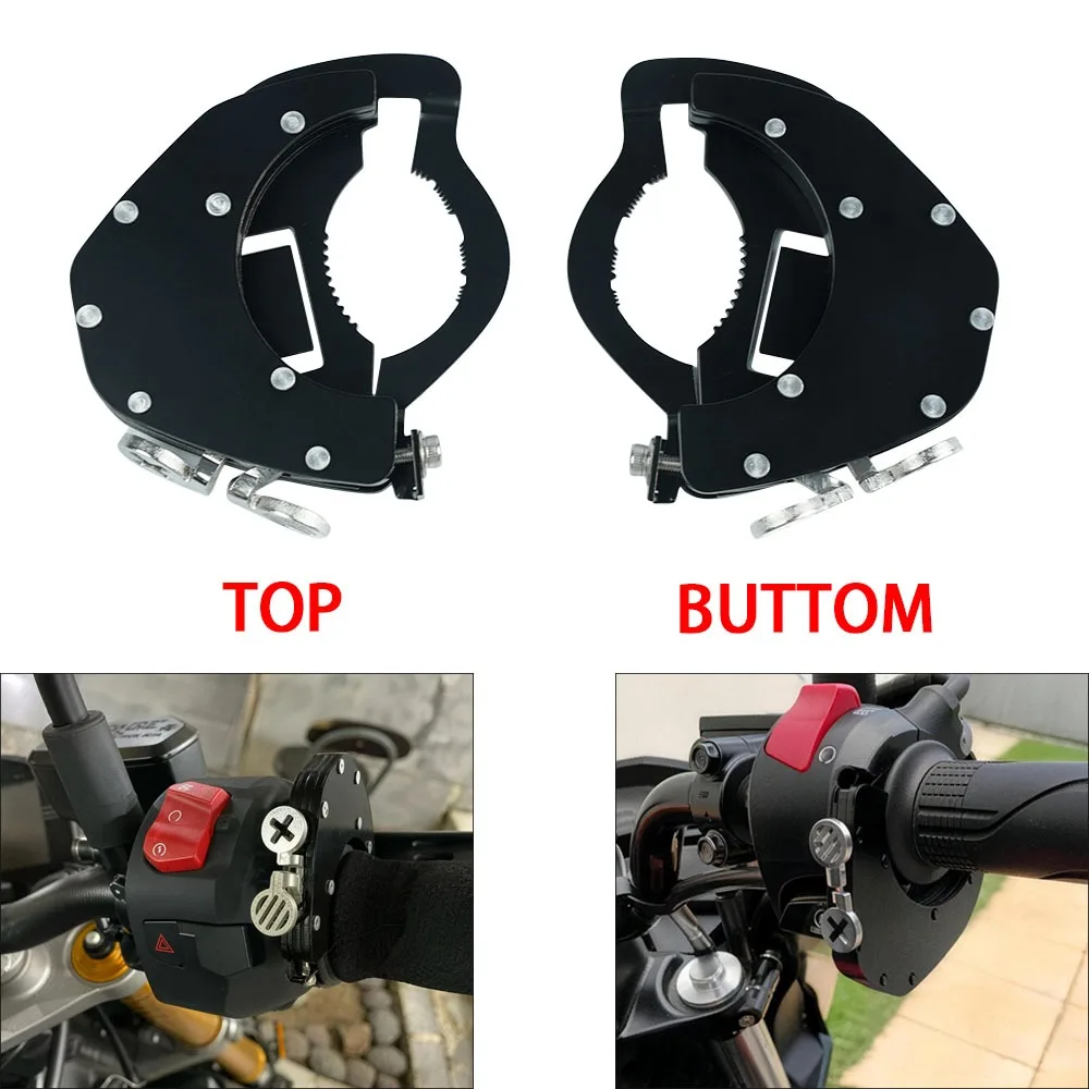 Motorcycle Handlebar Throttle Lock Assist Cruise Control Speed Control Top Bottom Kit For BMW For Suzuki For Yamaha For Honda thumbnail 3
