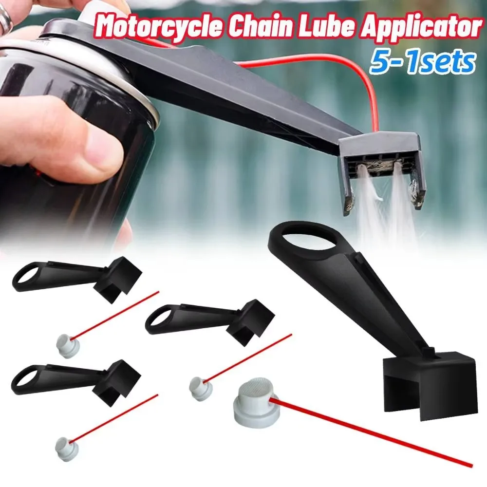 Motorcycle Chain Lube Oiler Tool Mess-Free Chain Wax Cleaner Attachment Oil Applicator for Bike Motorcycle Accessories thumbnail 3