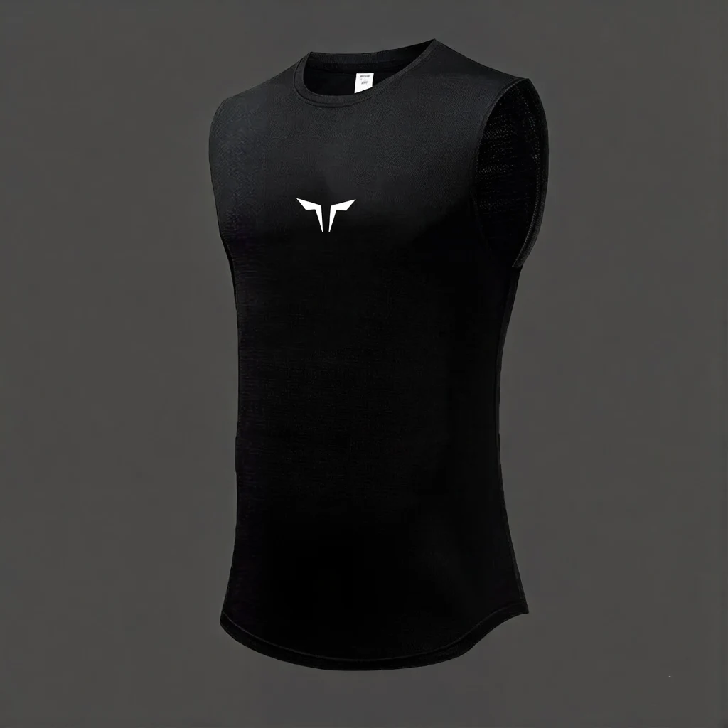 Street Fitness Tank Top Men's Sleeveless Training Shirt Outdoor Fitness Gym Park T-shirt thumbnail 4