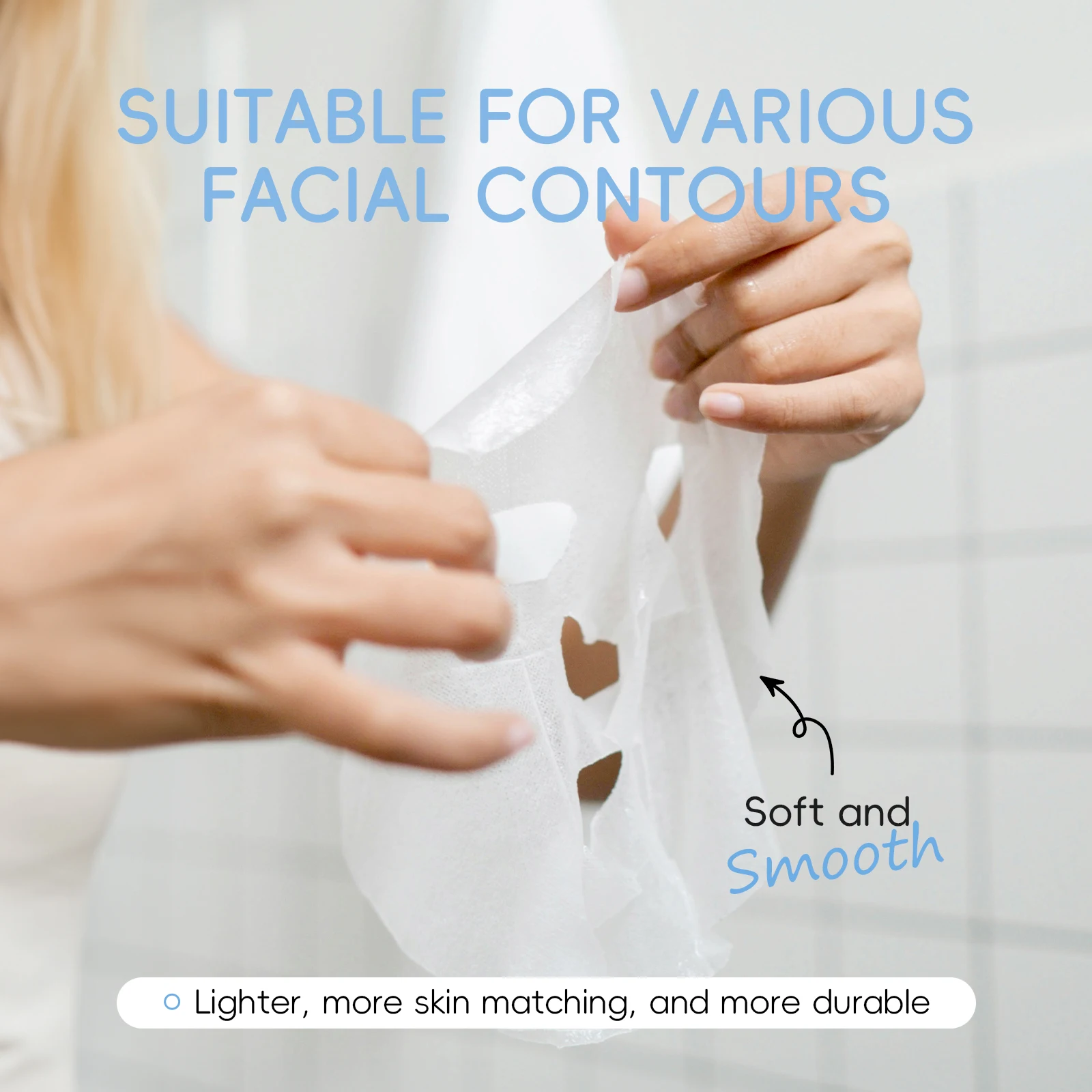 LAIKOU Milk Silky Hydrating Mask Brightening Collagen Sheet Mask Anti-Age Skin Care Moisturizing Face Mask 25g*20pcs thumbnail 3