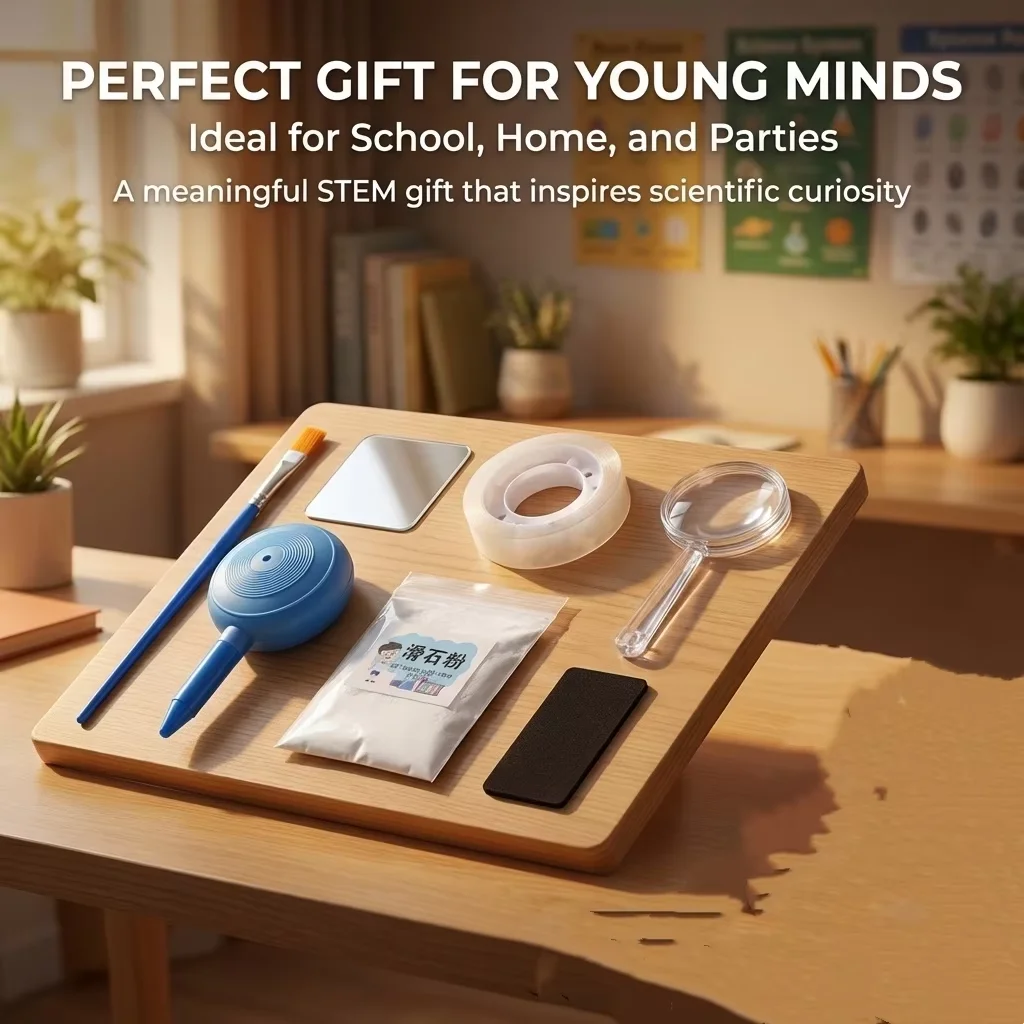 Fingerprint Collection Authentication Science Experiment DIY Detective Observation Teaching Aids Puzzle Toy For Students Gift thumbnail 6