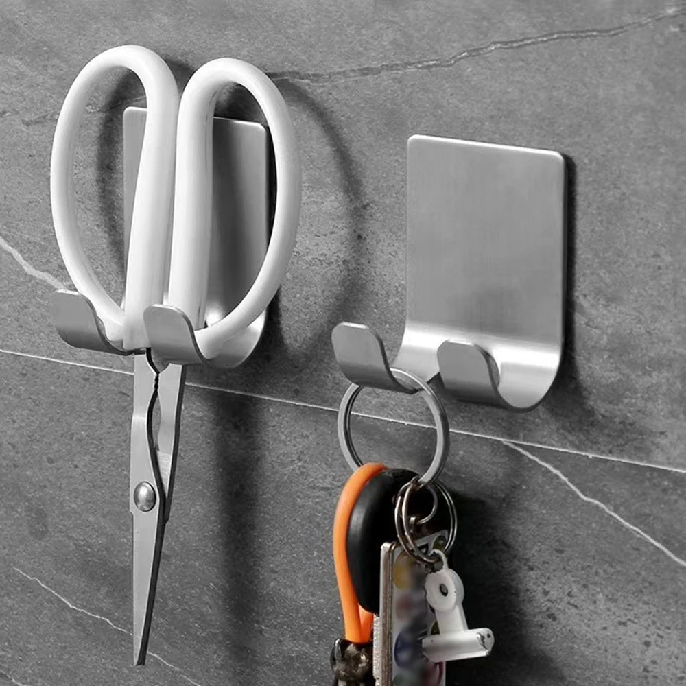 1-20 Pcs Multi-functional Punch-free Razor Holder, Storage Hook, Space Aluminum Multi-purpose Bathroom Accessories thumbnail 2