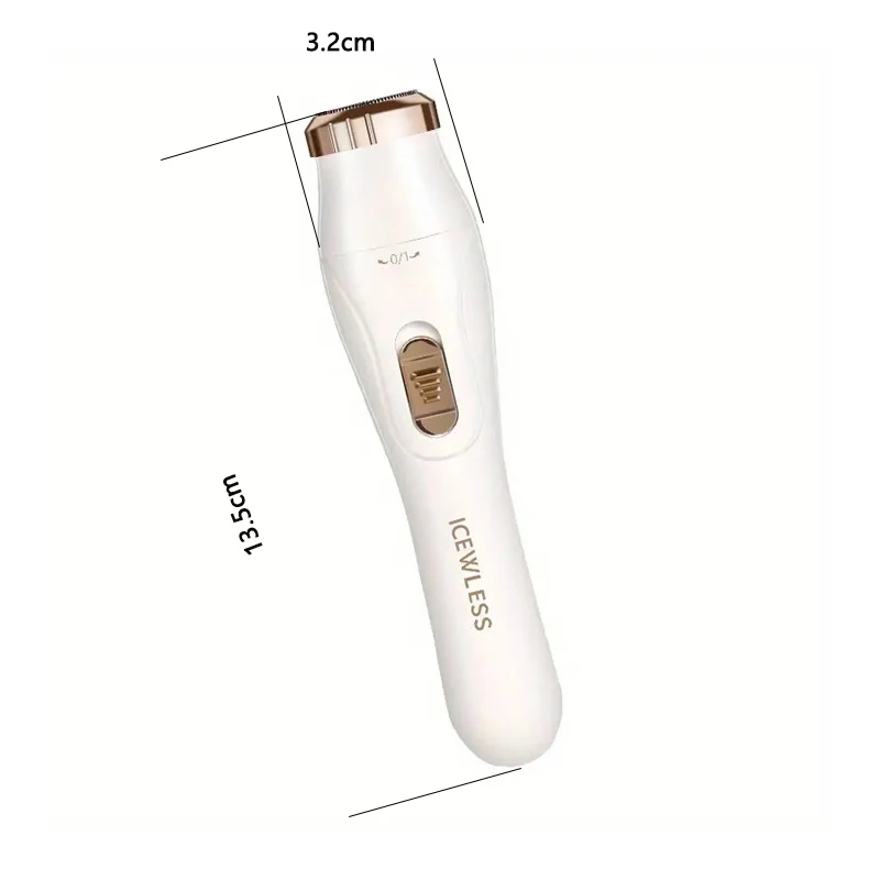 USB charging three in one shaver, women's home multifunctional underarm hair removal device, eyebrow trimmer, nose hair remover thumbnail 6