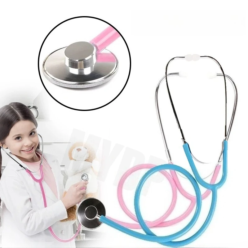 Kids Simulation Stethoscope Toy Pretend Doctor Toys Play Medical Role Parent-child Doctor Games for Children's Birthday Gift