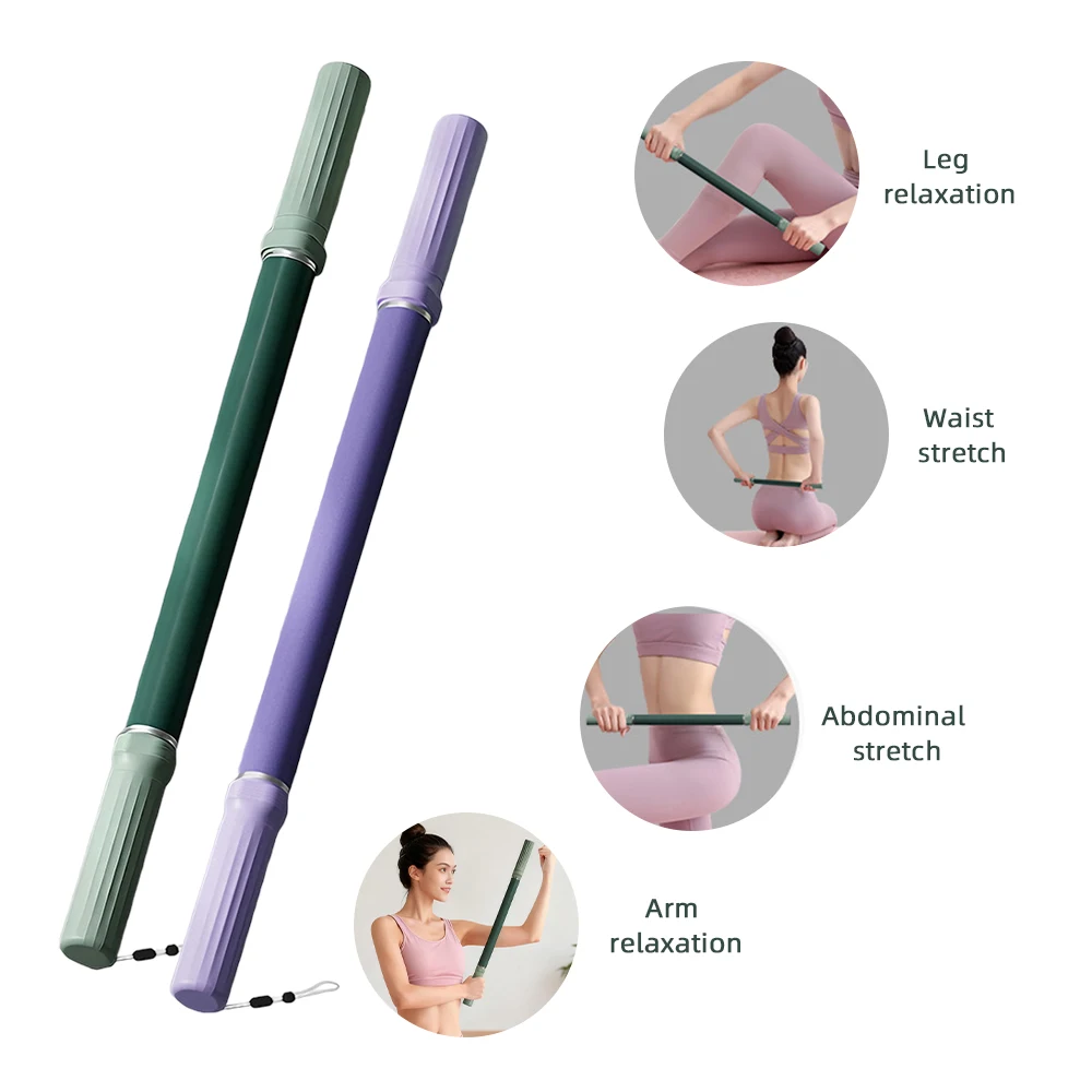 Yoga Fascia Stick Ergonomic Muscle Massage Roller for Body Stretching Anti Cellulite Myofascial Release Tool for Leg Neck Calves thumbnail 4