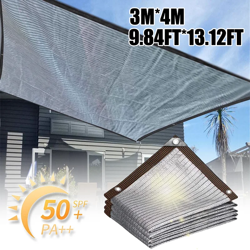 Garden Shade Cloth 70-90% UV Sunblock Net for Patio Shade Plants Outdoor Pergola Lawn Swimming Pool Sun Protection Cover