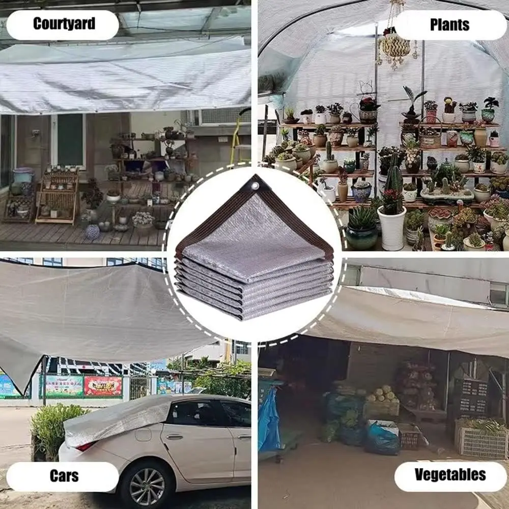 Garden Shade Cloth 70-90% UV Sunblock Net for Patio Shade Plants Outdoor Pergola Lawn Swimming Pool Sun Protection Cover thumbnail 4