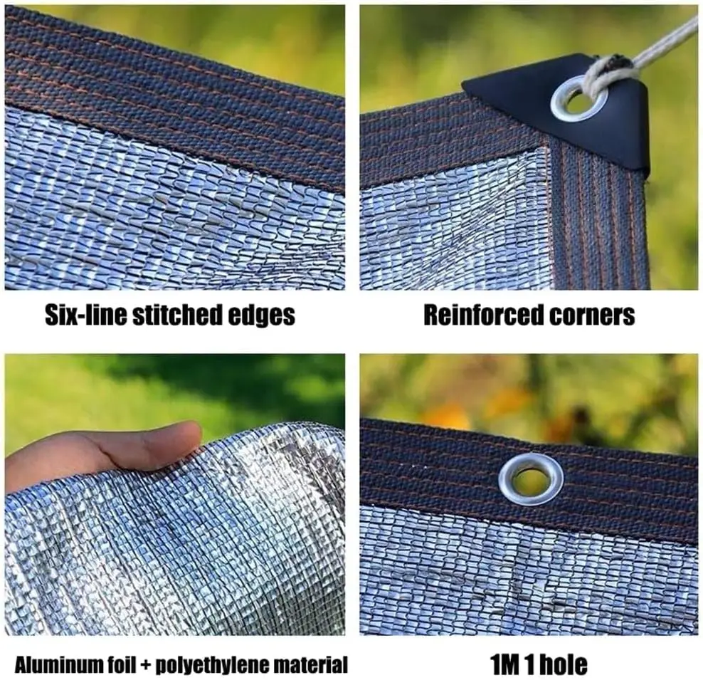 Garden Shade Cloth 70-90% UV Sunblock Net for Patio Shade Plants Outdoor Pergola Lawn Swimming Pool Sun Protection Cover thumbnail 6