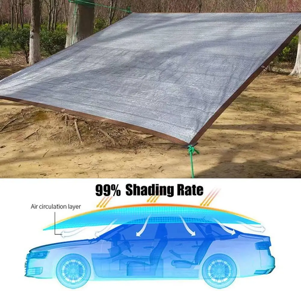 Garden Shade Cloth 70-90% UV Sunblock Net for Patio Shade Plants Outdoor Pergola Lawn Swimming Pool Sun Protection Cover thumbnail 3