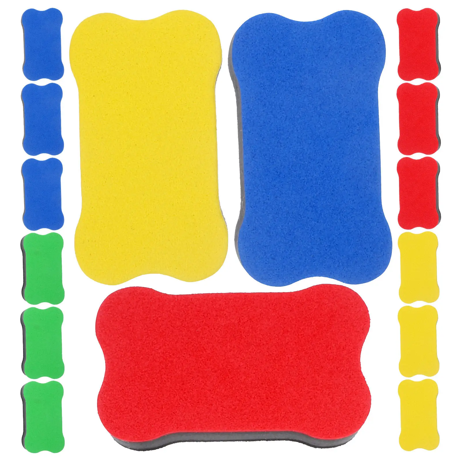 24Pcs Whiteboard Eraser Dry Erase Eraser Reusable Lightweight Portable for Teachers Students Offices Homes Eva Soft Magnet thumbnail 3
